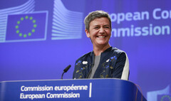 Margrethe Vestager:  EU-Kommissarin für Wettbewerb (Quelle: Olivier Hoslet/EPA)