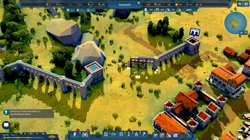 Im Bild: Ein Gameplay-Screenshot aus Nova Roma.