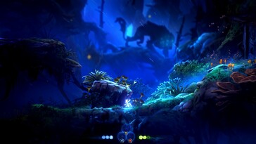 Im Bild: Ein Gameplay-Screenshot aus Ori and the Will of the Wisps.