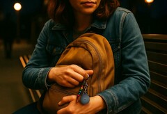 Der Pebblebee Clip kann jetzt Notfall-Kontakte benachrichtigen, wenn auf den Tracker gedrückt wird. (Bildquelle: Pebblebee)