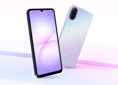 Das Samsung Galaxy A07 5G setzt auf ein etwas altmodisches Design mit Notch. (Bildquelle: Samsung)