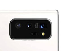 So könnte die Kamera-Einheit des Galaxy Note20+ aussehen, ein Sensor soll Autofokus-Probleme verhindern.