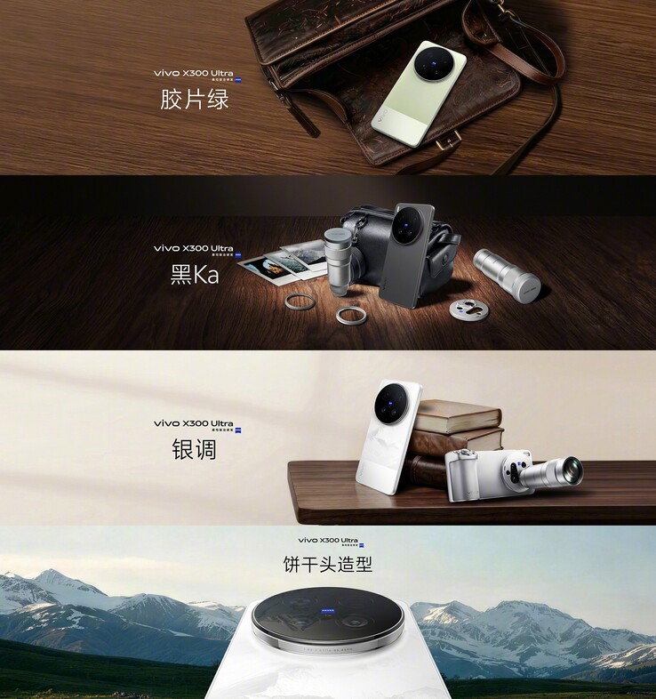 In China gibt es das Vivo X300 Ultra in Grün, Schwarz und auch in Weiß.