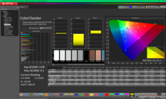 ColorChecker vor der Kalibrierung (P3)