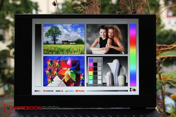 Im Freien bei starker Bewölkung