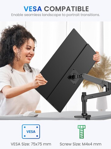 Für einen mobilen Monitor ist das Modell sehr groß (Bildquelle: Uperfect)