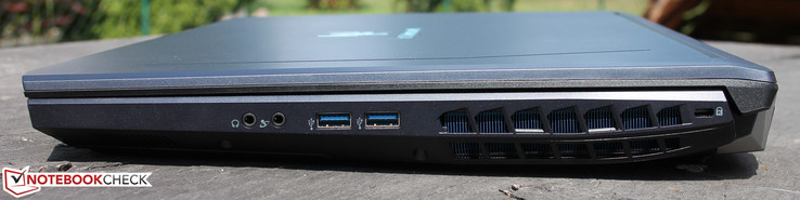 Audio Ports: Mic / LineOut, 2 x USB 3.1 Gen1, Kensington Lock