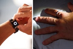 Alloop Trio kann wahlweise am Finger oder am Handgelenk getragen werden.