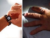 Alloop Trio kann wahlweise am Finger oder am Handgelenk getragen werden.
