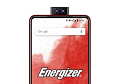 Der Battery-Profi Energizer springt bei seinen Smartphones voll auf den Popup-Cam-Zug auf.