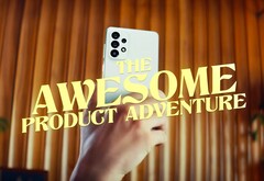 Bei der Galaxy A-Serie setzt Samsung auf schrilles Marketing, um Aufmerksamkeit zu erregen. (Bild: Samsung)