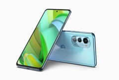 Das Motorola Moto Edge 2022 soll wahlweise in schickem Hellblau oder in Violett angeboten werden. (Bild: OnLeaks / 91mobiles)
