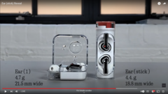 Ear (1) - links und Ear (Stick) - rechts im Vergleich