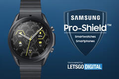 Ein Leaker nennt das Gehäuse der kommenden Galaxy Watch Active4 robuster, neue Samsung-Trademarks unterstützen diese Einschätzung. (Bild: LetsGoDigital)