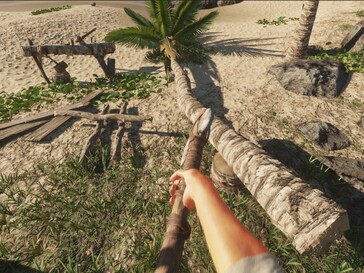 Anfangs heißt es in Stranded Deep vor allem: Holz hacken.