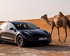 Neben dem beliebten Model Y wird natürlich auch das hier abgebildete Model 3 in der Wüsten-Hitze getestet (Bild: Tesla)