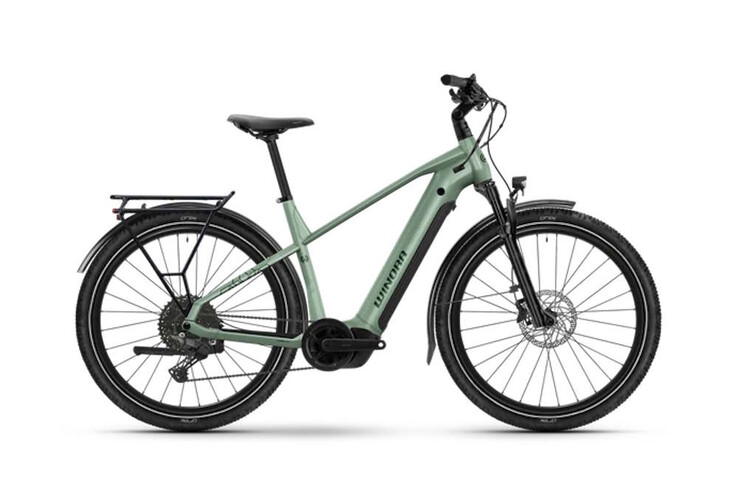 Mit klassischem Diamantrahmen gibt es das Fahrrad ebenfalls