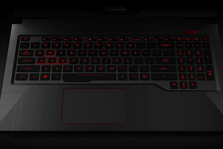 Die Tastatur des FX503