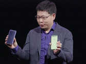 Die blauen und grünen P10-Varianten standen im Vordergrund der Huawei-Präsentation.