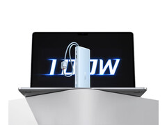 Die neue 100-W-Power Bank kostet in China umgerechnet etwa 24 Euro. Abgebildet: Werbebild des mobilen Ladegeräts. (Bildquelle: Baseus)