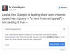 Demnächst könnte Google einen Speed-Test direkt in die Suchergebnisse einbauen.