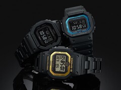 Die kommende Casio GW-BX5600 wird wahrscheinlich Komponenten aus Kohlefaser besitzen. Im Bild - die Uhren der GW-B5600BC-Serie. (Bildquelle: Casio)