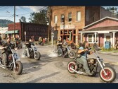 Dieser Screenshot aus GTA 6 zeigt zwei Gebäude, die offenbar realen Bauwerken in Gay, Georgia, nachempfunden sind.