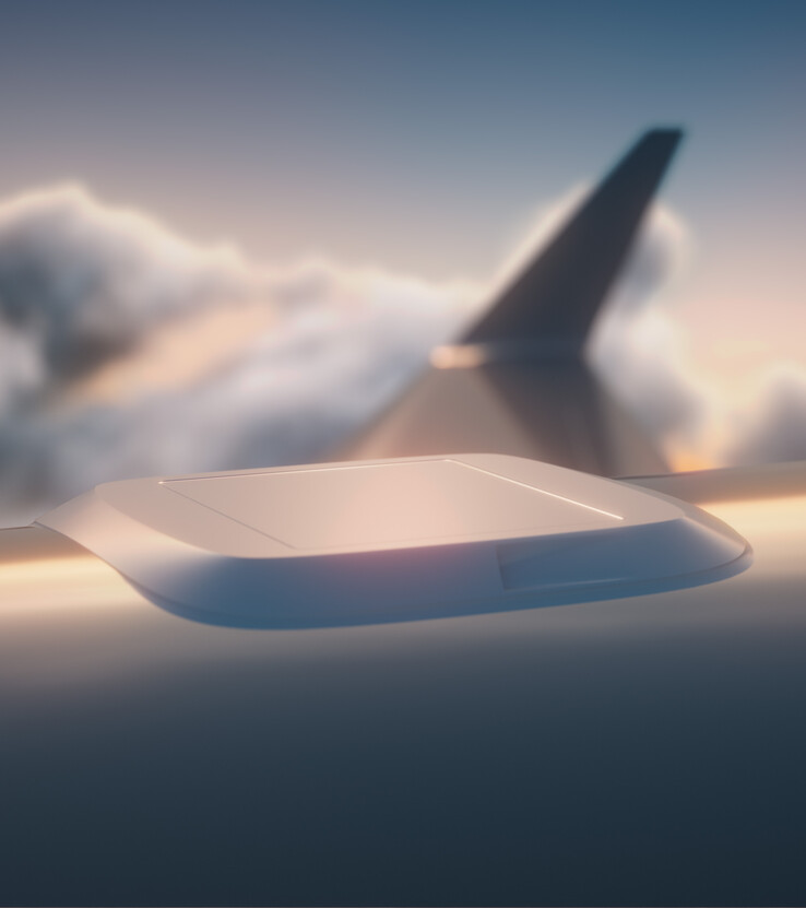 Die Antenne für Starlink ist vergleichsweise klein. (Bild: Starlink)