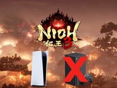 Im Bild: Nioh 3-Logo über PS5- und Xbox-Konsolen.