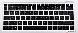 Tastatur des HP EliteBook x360 1030 G2