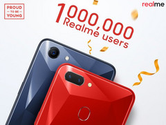 Realme: 1 Million Nutzer, Verkauf für Realme 2 läuft.