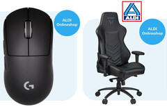 Aldi: Erazer X89410 (MD88410) Gaming Stuhl und Logitech Gaming Maus Pro X Superlight zu absoluten Bestpreisen im Angebot.