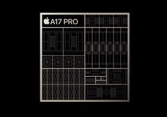 Der Prozessor des Apple A17 Pro ist laut Marketing rund 10 Prozent schneller als der des A16 Bionic. (Bild: Apple)
