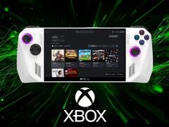 Asus ROG Ally mit Xbox Fullscreen Experience. (Bildquelle: Asus, Microsoft Xbox Gaming mit Bearbeitungen)