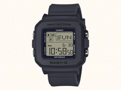 Die Casio Baby-G BGD-10KH-Modelle (Abbildung: BGD-10KH-2C) verfügen über ein quadratisches Display. (Bildquelle: Casio, bearbeitet)