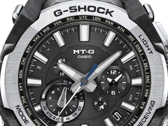 Nahaufnahme des Zifferblatts der Casio MTG-B4000-1AJF. Es wird erwartet, dass die kommende MTG-B4000D das Design dieses Zifferblatts weitestgehend beibehalten wird. (Bildquelle: Casio)