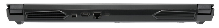 Rückseite: Mini Displayport 1.4, HDMI 2.0, Gigabit-Ethernet, USB 3.2 Gen 2 (Typ C; Displayport 1.4)
