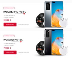 Die Huawei P40-Smartphone-Serie ist bereits bei Händlern eingetroffen, ein Monat früher als erwartet.