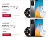 Die Huawei P40-Smartphone-Serie ist bereits bei Händlern eingetroffen, ein Monat früher als erwartet.