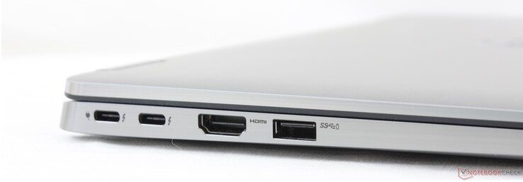 Links: 2x USB-C + Thunderbolt 3, HDMI 2.0, USB-A 3.2 Gen. 1