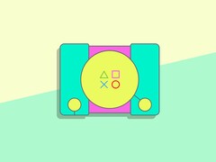 Künstlerische Darstellung der originalen Sony PlayStation