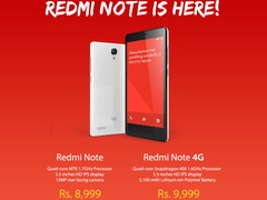 Xiaomi: Redmi Note und Note 4G gehen in Indien an den Start