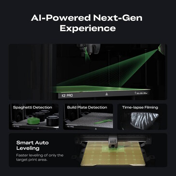 Beworben werden smarte Funktionen (Bildquelle: Creality)