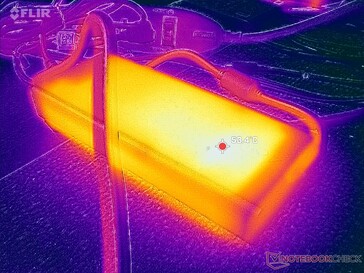 Das Netzteil erreicht beim Spielen über 53 °C