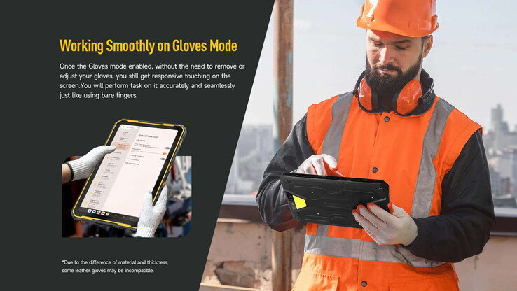 Die Bedienung soll auch mit Handschuhe möglich sein