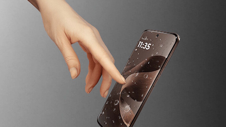 Auch mit nassen Fingern soll sich das Smartphone nutzen lassen