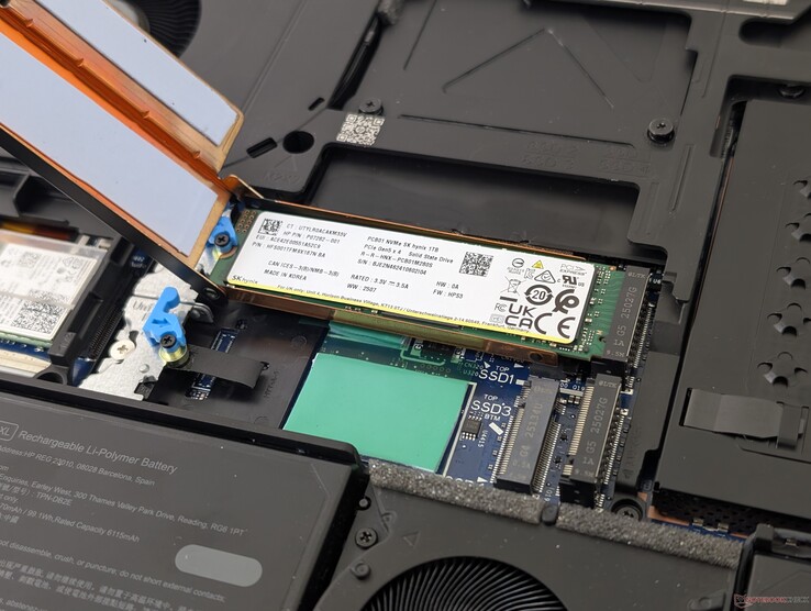Primäre SSD mit entfernter Wärmespreizung
