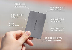 Die neue AirCard E von Rolling Square ist nicht nur eine AirTag-Alternative, sondern auch eine digitale Visitenkarte. (Bild: Rolling Square)