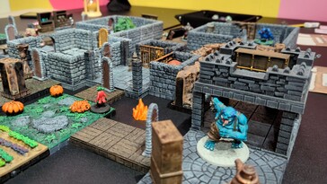 Gedruckte Dungeon-Teile statt nur Pen and Paper