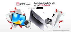 Schnäppchenjäger aufgepasst: Die Huawei Black Week 2023 ist in vollem Gange! (Bild: Huawei)